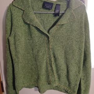 Women's,  crazy horse by Liz Claiborne,  button up sweater